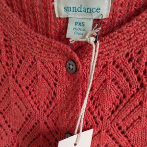 Sundance Jocelyn Cardigan Petite XS Spiced Coral